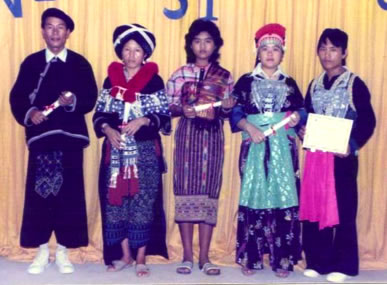 People representing the various areas of Southeast Asia