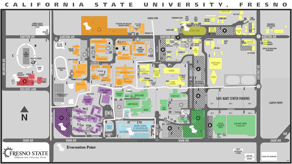 Campus Evacuation Map