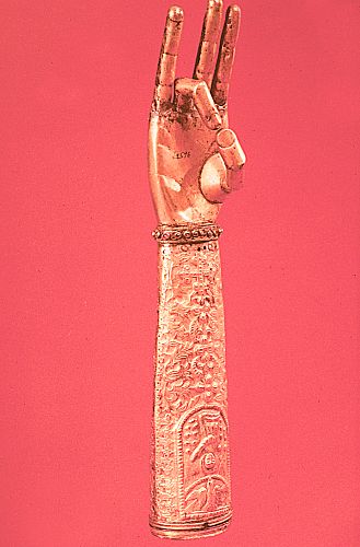 Reliquary of the Right Hand (Aj), XVIIIth century, Etchmiadzin, Treasury