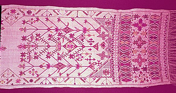 Embroidered Cloth, Probably a Priest's Towel