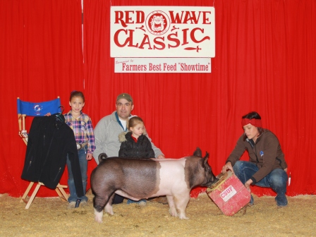 Reserve Grand champion Hog 2012