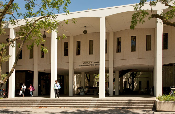 Front Entrance of Joyal Administration Building 