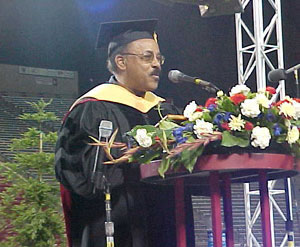 Dr. Robert Mikell Addresses the Graduates