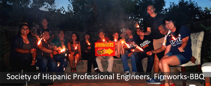 Society of Hispanic Professional Engineers, Fireworks-BBQ