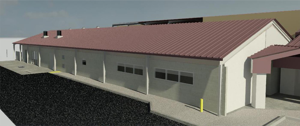 This is a provided render of what the Gumz renovation will look like.