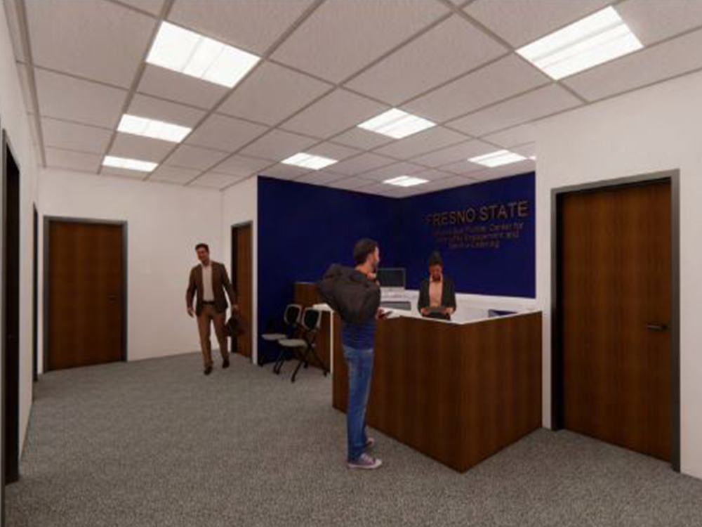 This is a provided render for the USU Ricther Center.