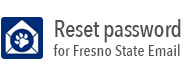Reset password Fresno State email icon