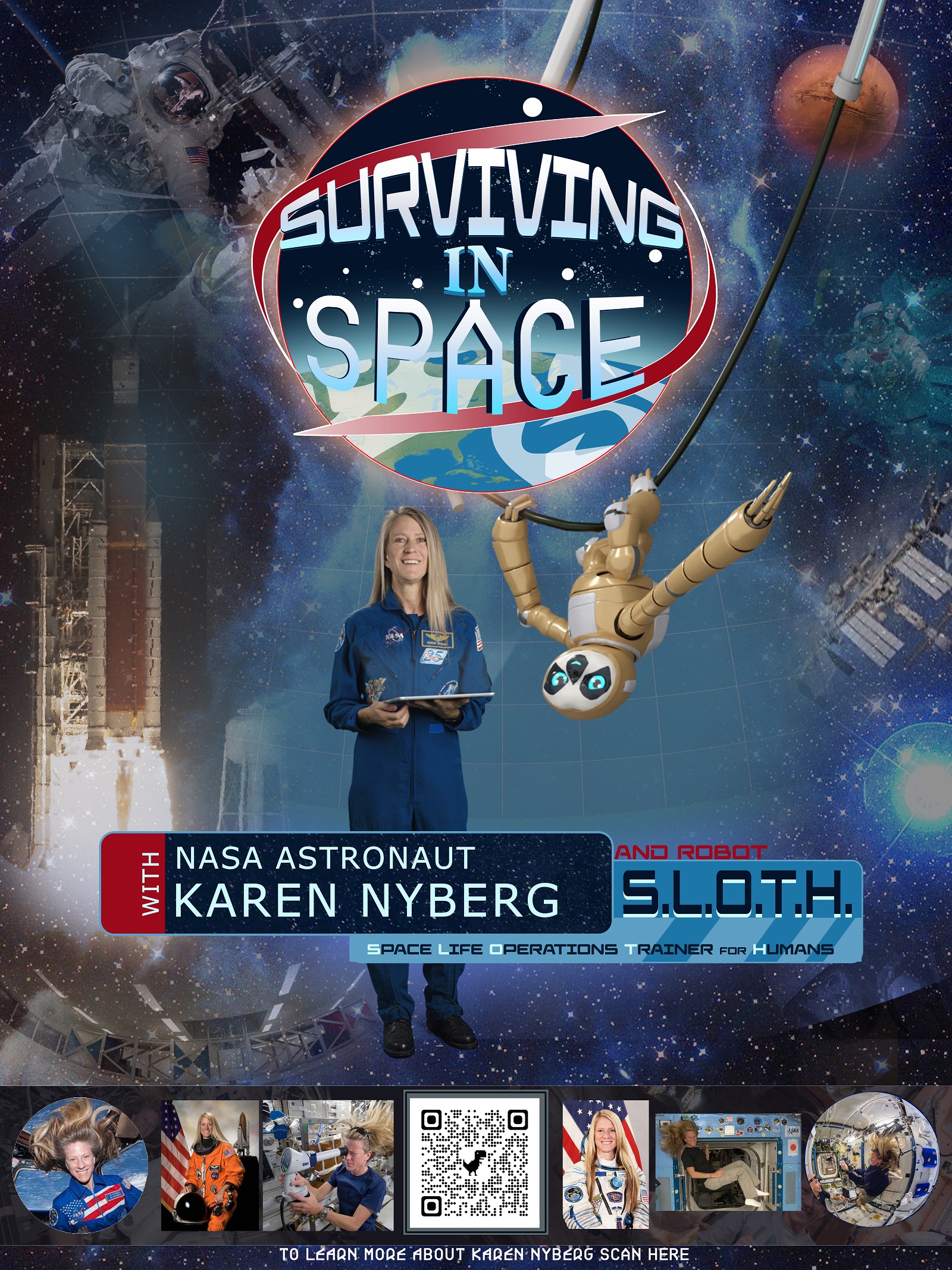 Surviving in Space planetarium show poster